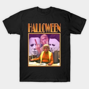 Halloween Jamie Lee Curtis Hot Dog Fingers T-Shirt